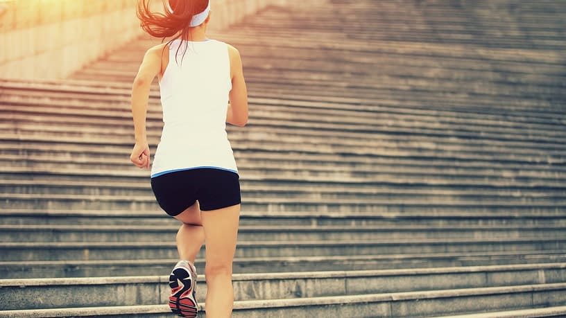 stairs running to lose weight
